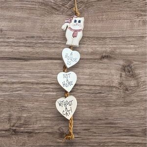 Charming Cat Lovers Wooden Wall Decor